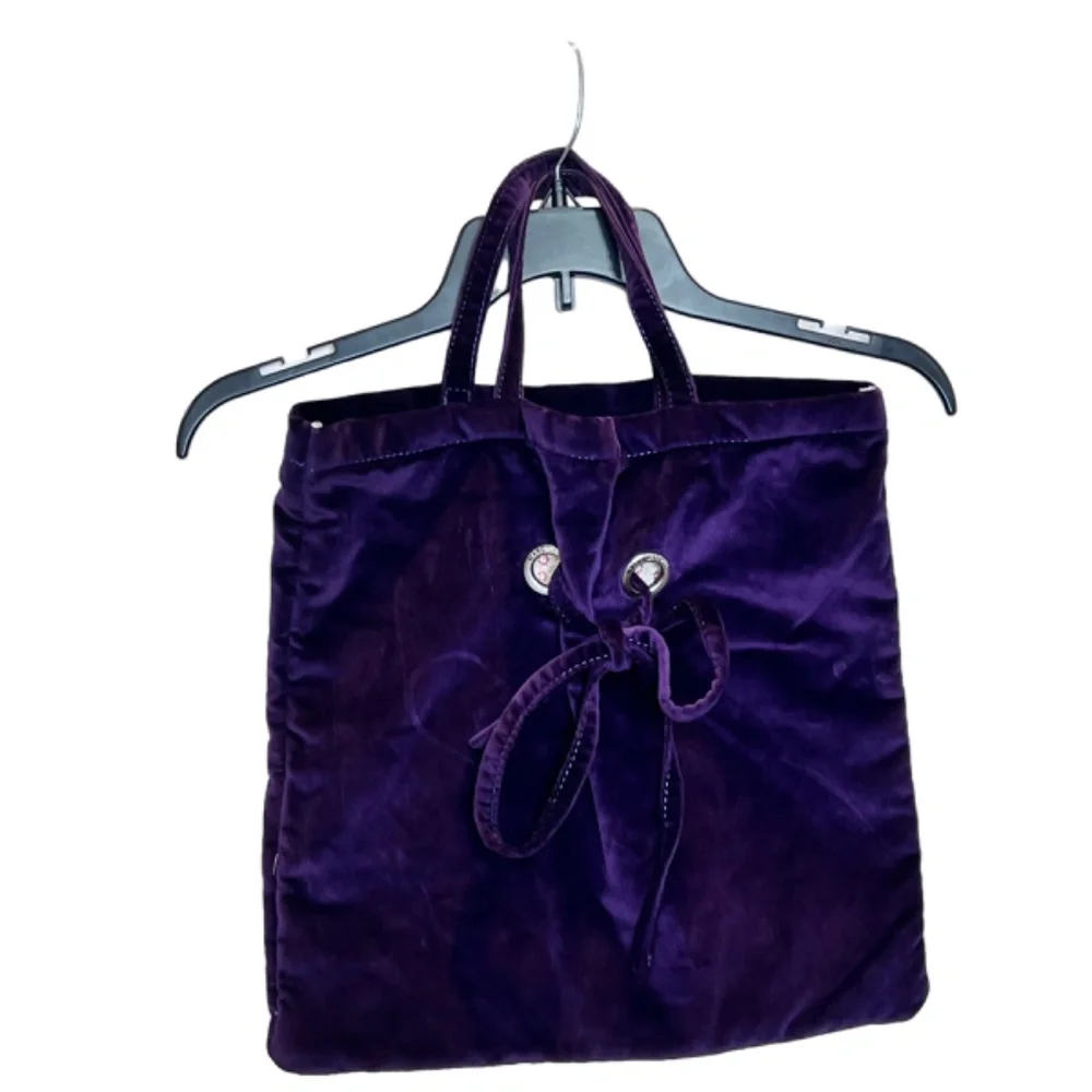 Marc Jacobs Purple Velvet Shopping Bag Tote - Picture 9 of 14